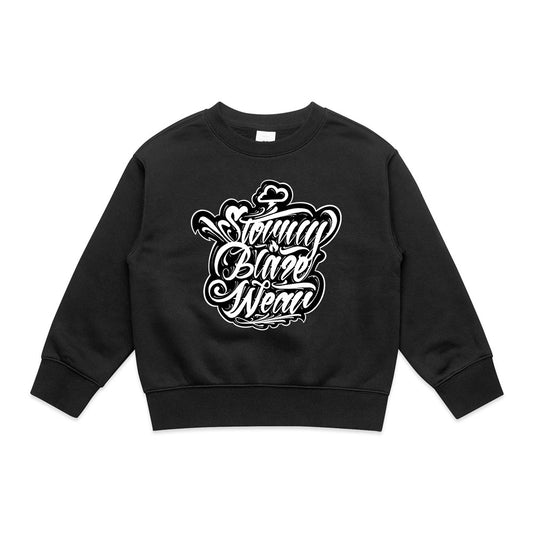 Kids OG logo Crew - Black